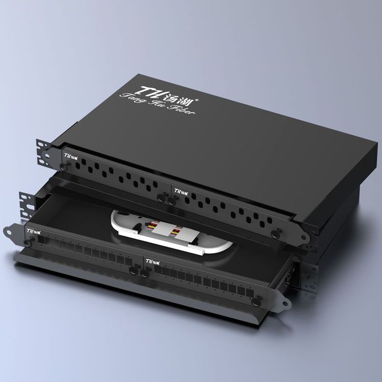 24口抽拉式光纤终端盒加厚型