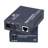 工程级百兆1光1电单模单纤光纤收发器